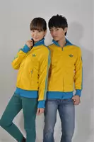 adidas nouveau firebird manteau yellow cyan